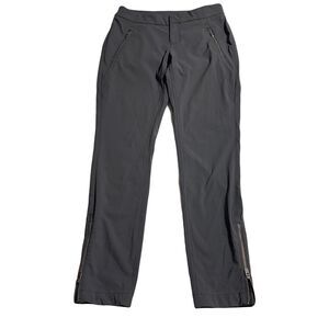 Athleta Pants Womens Size 6 Gray Wander Stash Utility Slim Zip Pockets 349953